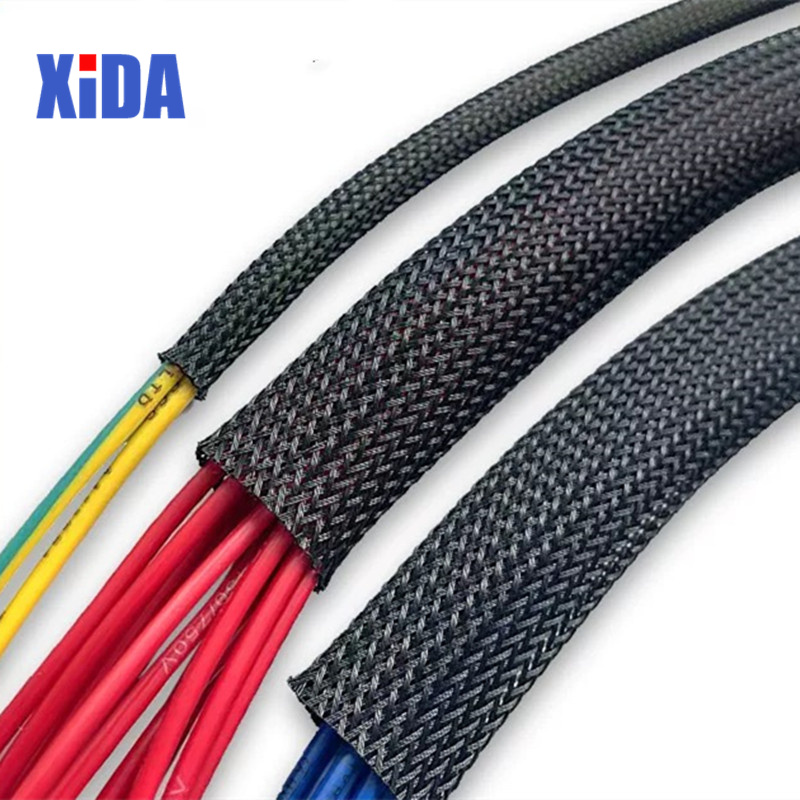 Cable Sleeve Braided - Черная Изолированная плетеная кабельная оплетка 5/10