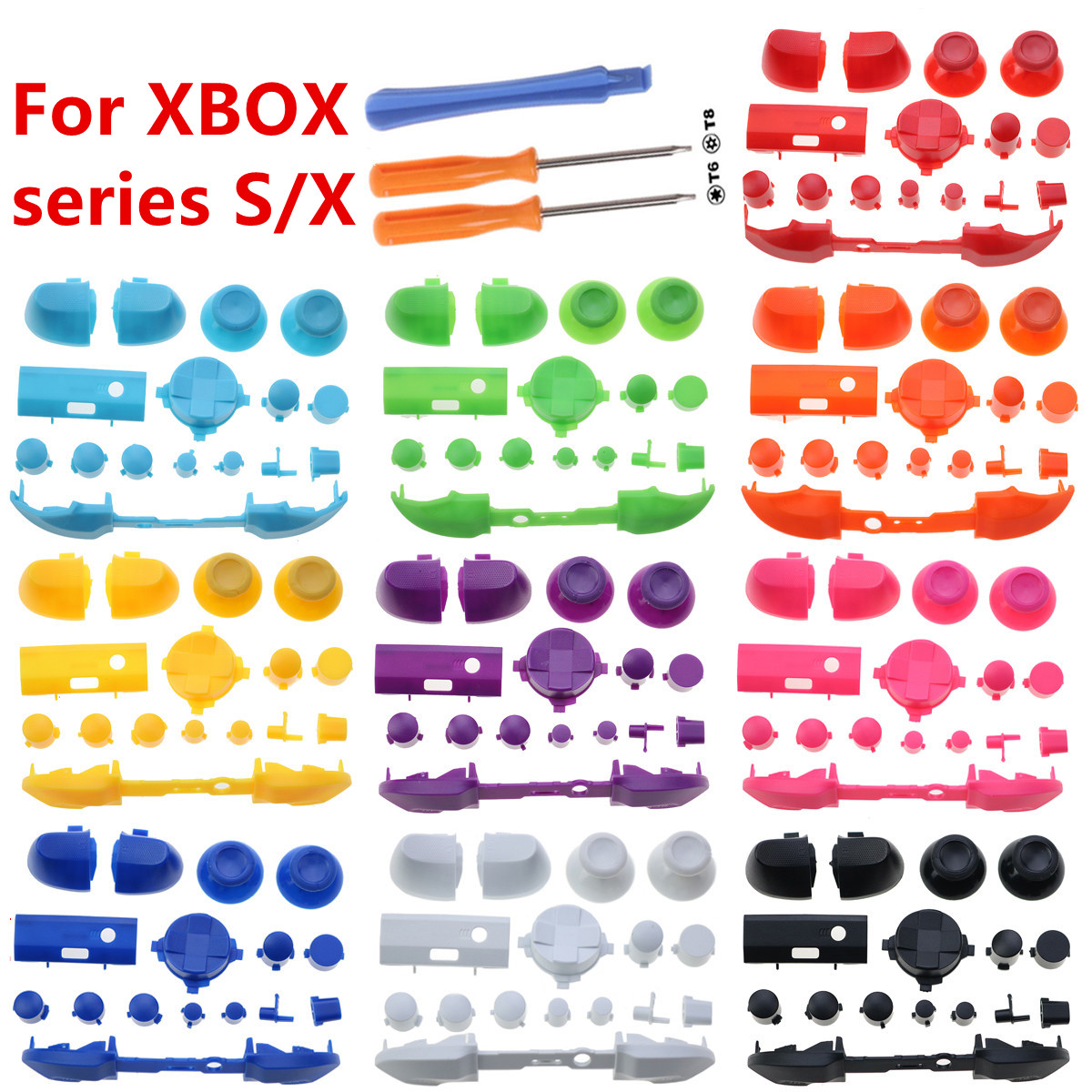 Gaming Accessories For Xbox Series X - Пользовательские клавиши, полный набор кнопок, замена