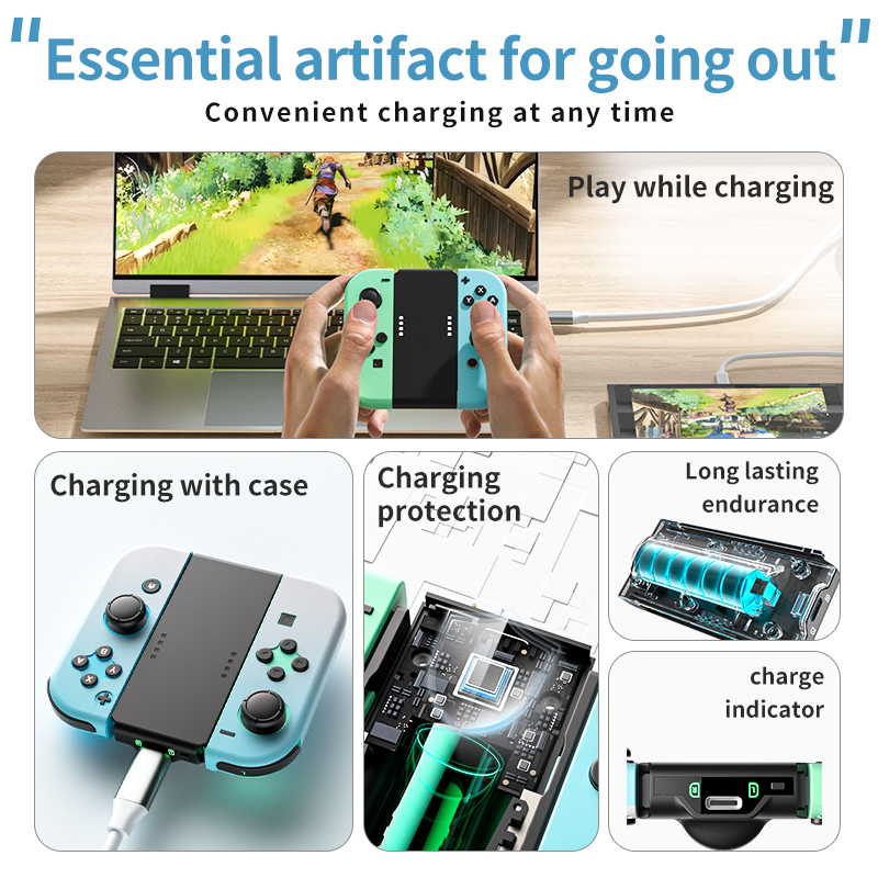 Портативная зарядная рукоятка  – обзор и цена Gaming Kit Accessories Nintendo Switch