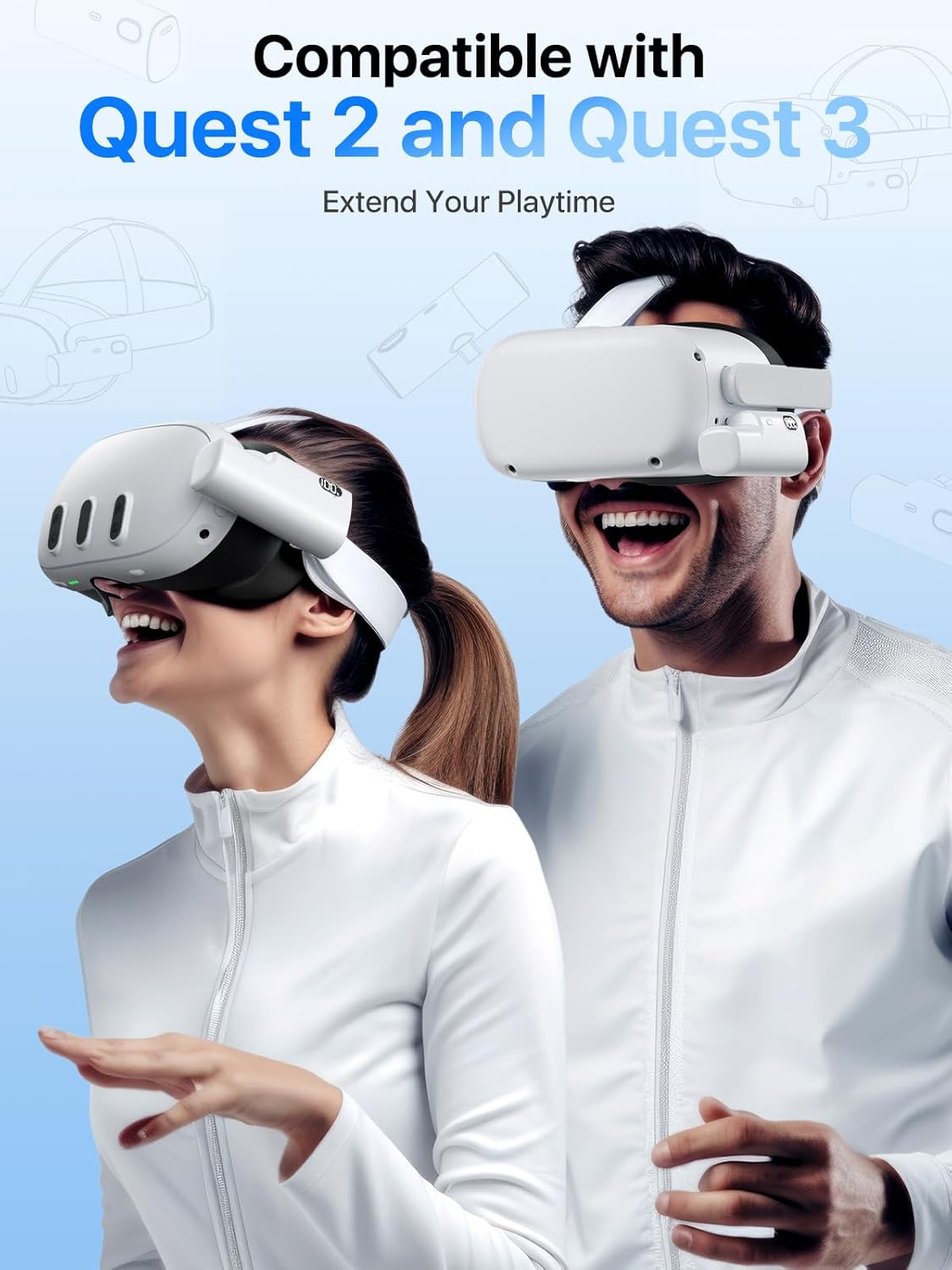 Аккумулятор для Meta Quest 3/3 – обзор и цена Gaming Accessories Headset