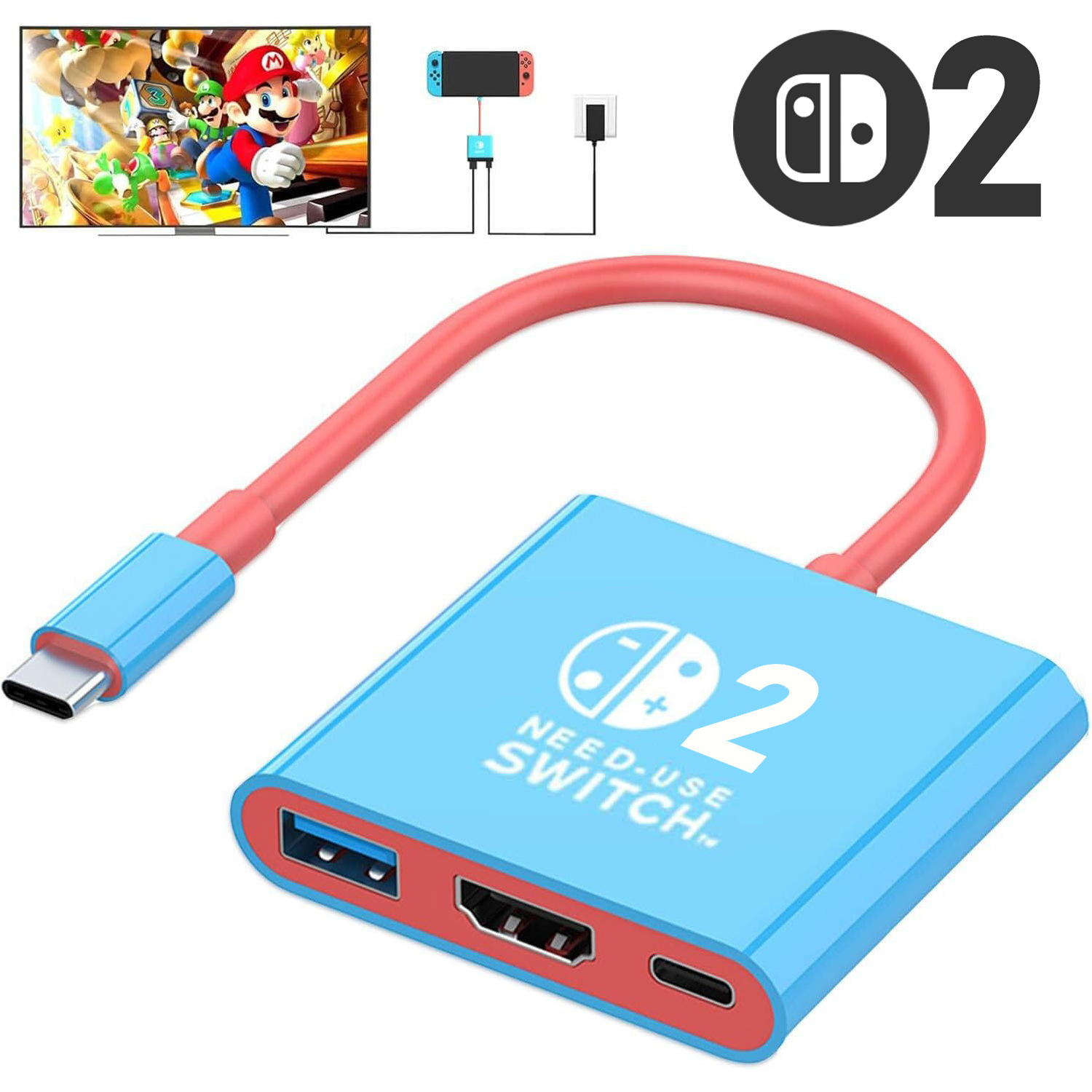 Док-станция для Switch2 Type C – обзор и цена Gaming Kit Accessories Nintendo Switch