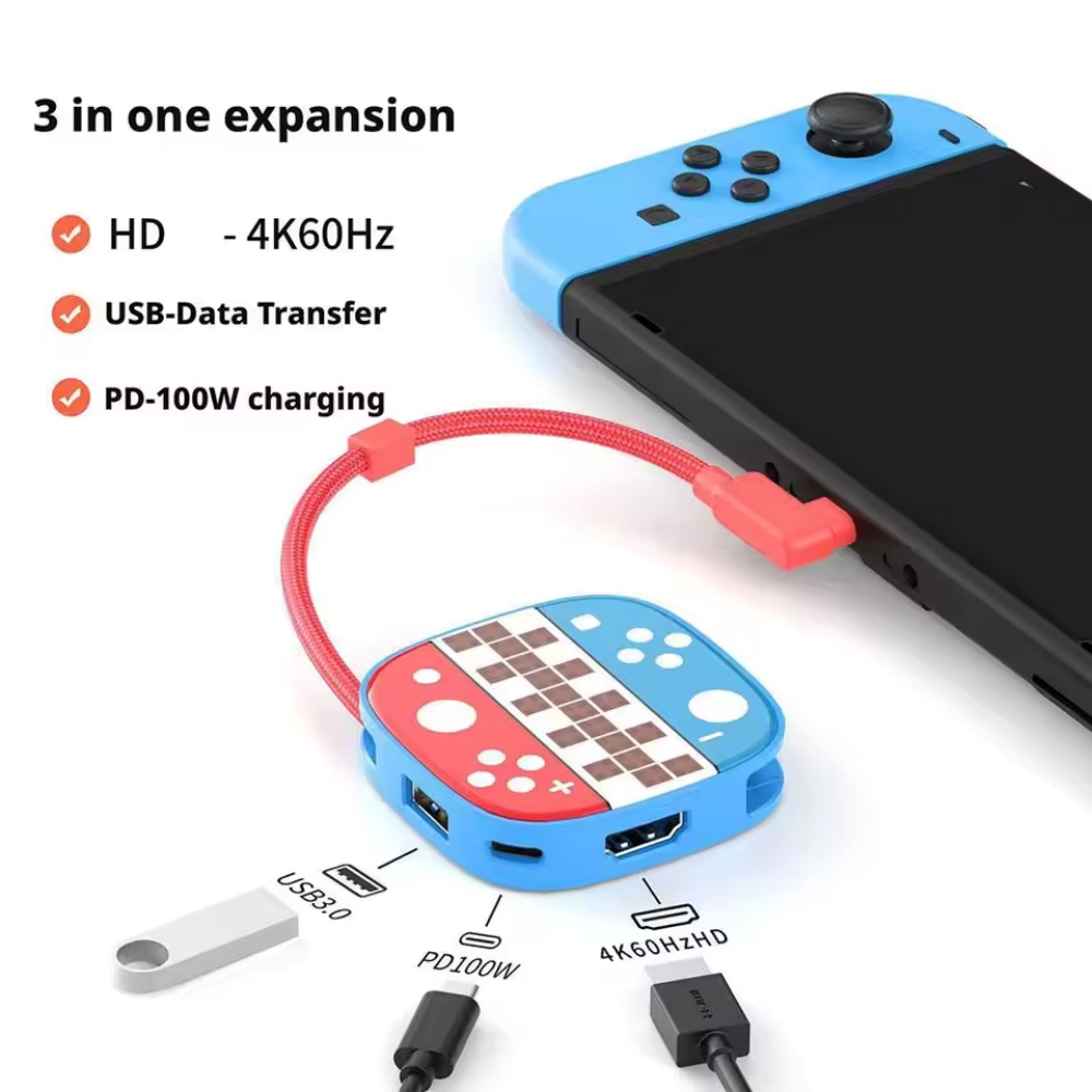 Док-станция для Switch2 Type C – обзор и цена Gaming Kit Accessories Nintendo Switch
