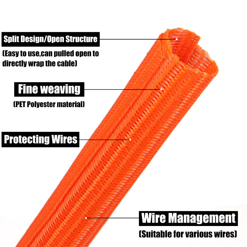 Самозакрытый ПЭТ-кабель цвета  – обзор и цена Cable Sleeve Braided