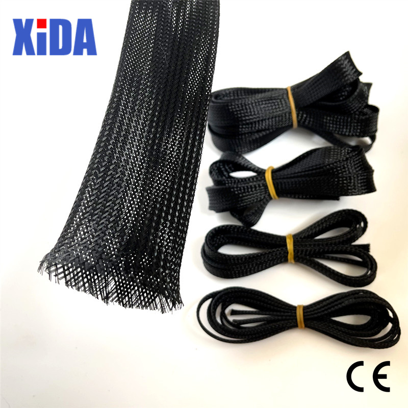 Черная Изолированная плетеная  – обзор и цена Cable Sleeve Braided