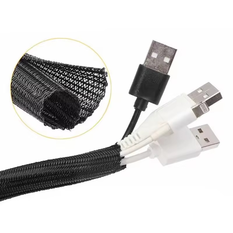 Раздвижная плетеная кабельная  – обзор и цена Cable Sleeve Braided