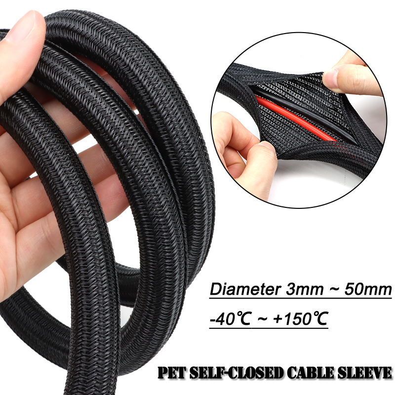 Термостойкая изоляционная опле – обзор и цена Cable Sleeve Braided