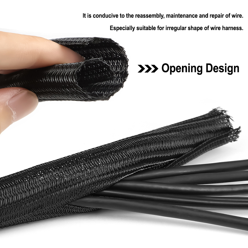 Термостойкая изоляционная опле – обзор и цена Cable Sleeve Braided
