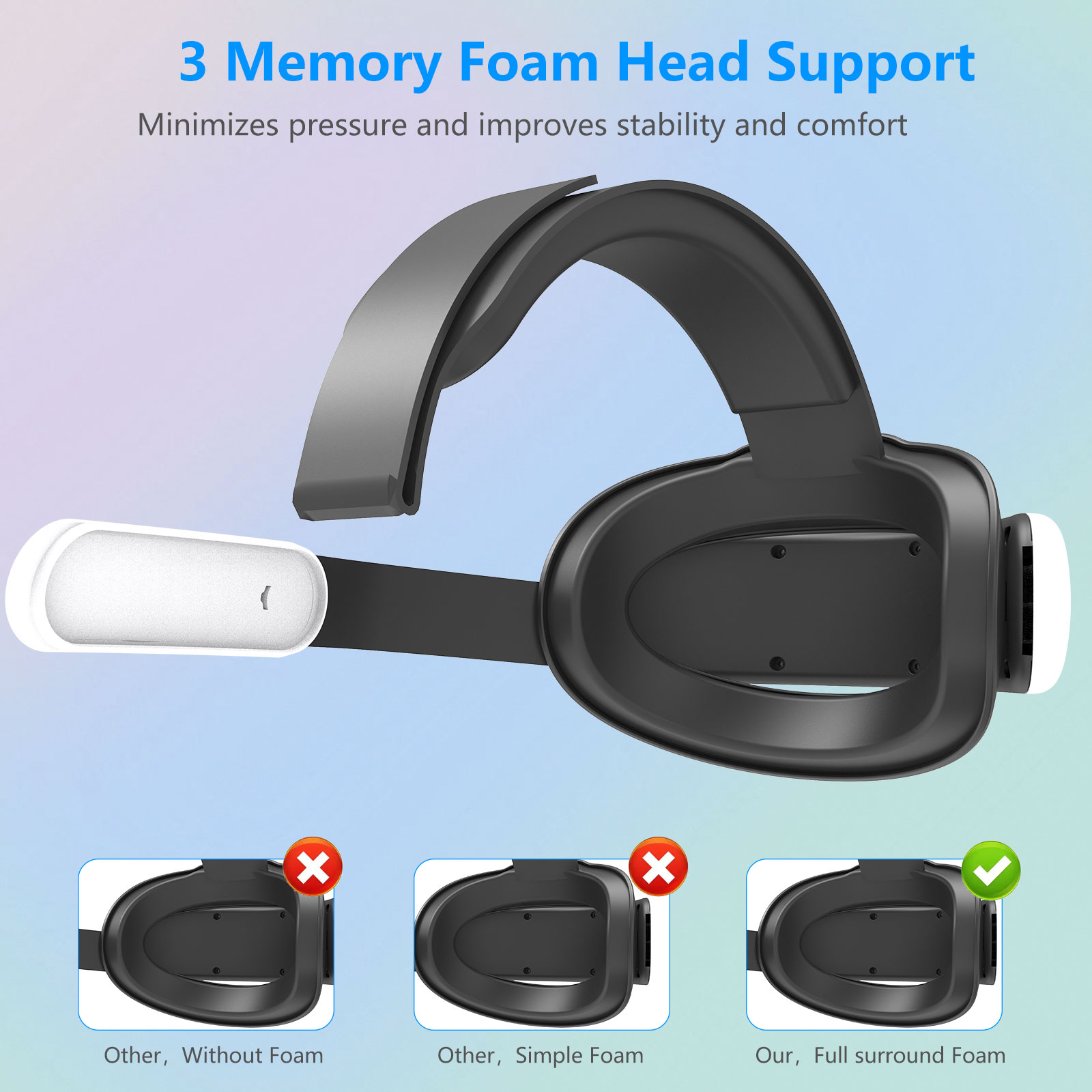 Регулируемый ремешок для Meta  – обзор и цена Gaming Accessories Headset