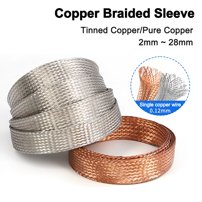 Раздвижная медная оплетка 2-10 – обзор и цена Cable Sleeve Braided