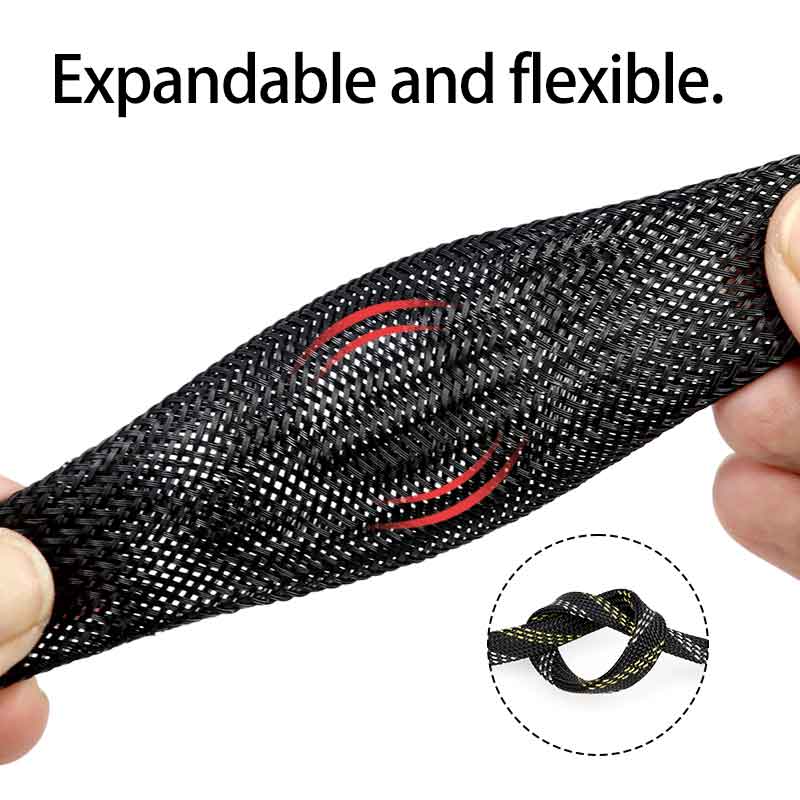 Расширяемая плетеная кабельная – обзор и цена Cable Sleeve Braided